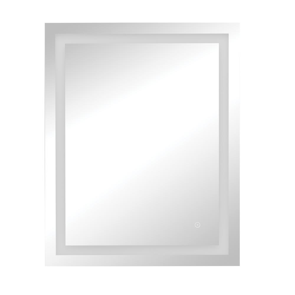 Home Netwerks 24 in. x 30 in. LED Wall Mirror with Bluetooth Speakers