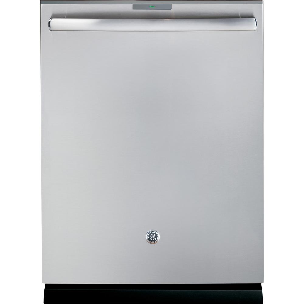 Profile Top Control Dishwasher in Stainless Steel with Stainless Steel Tub and Bottle Jets, 42 dBA
