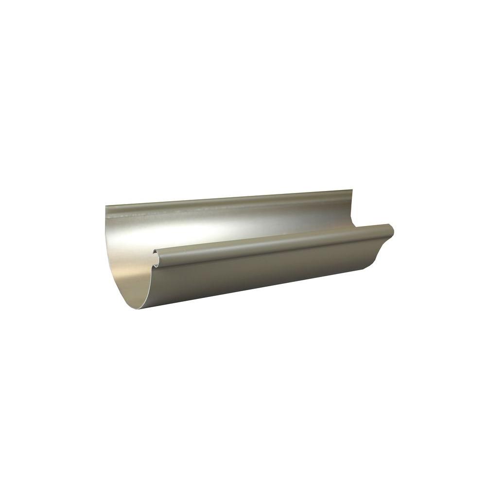 Spectra Metals 6 in. x 10 ft. Half Round Terratone Aluminum Gutter