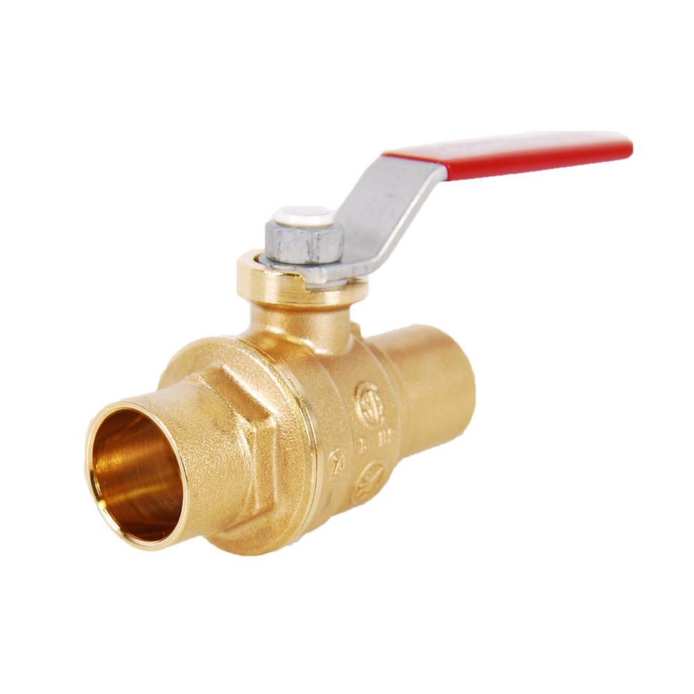 LEGEND VALVE 2 inch Brass Sweat C x C Full Port Ball Valve No Lead by LEGEND VALVE