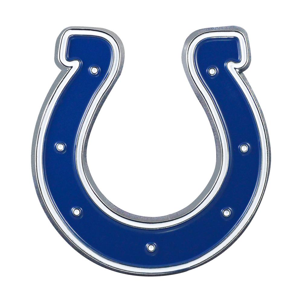 Fanmats Nfl Indianapolis Colts 3d Molded Full Color Metal Emblem
