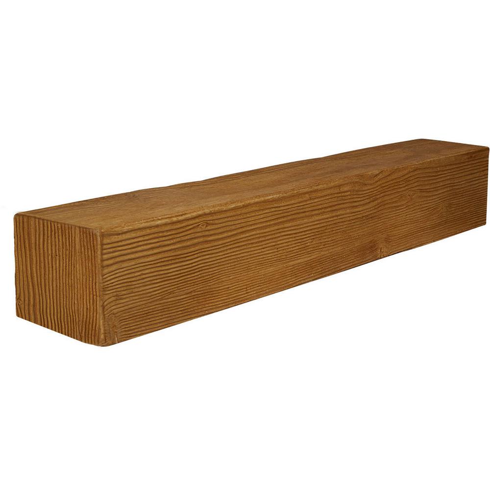 Ekena Millwork 6 In X 10 In X 7 Ft Hand Hewn Rustic Faux Wood