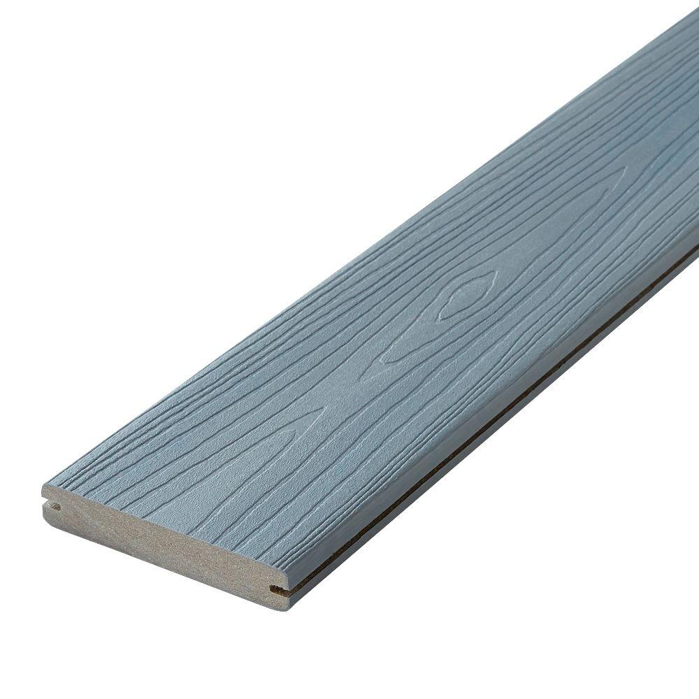 Veranda 1 in. x 51/4 in. x 16 ft. Nantucket Gray Grooved