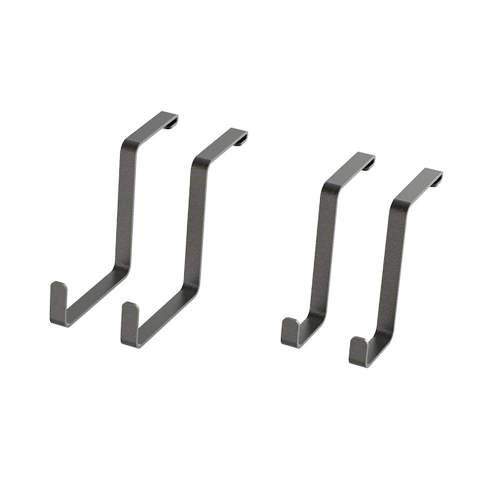 Gray Ceiling Storage Racks Garage Shelves The Home Depot Versarac 4 In W X 8 5 H 14 D Ceiling
