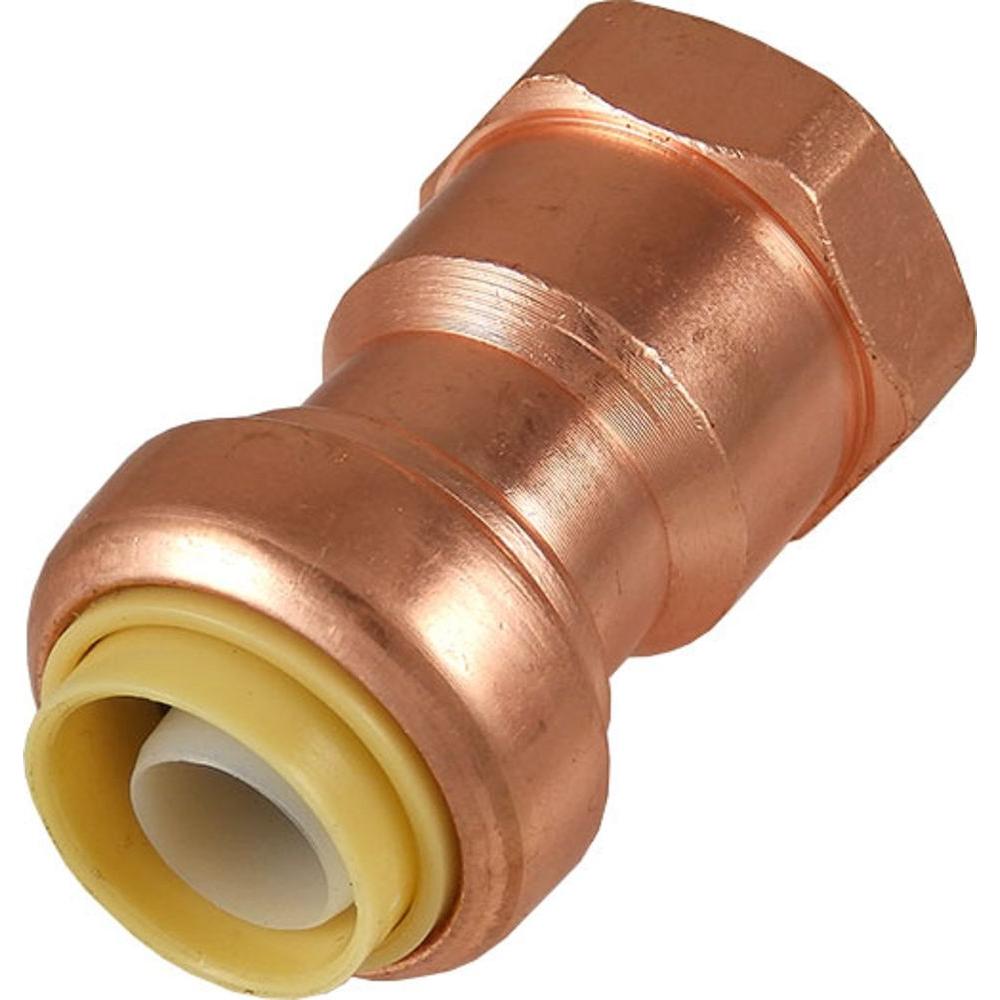 Cash Acme 1/2 in. Copper PushtoConnect x Female AdapterC072LFA The