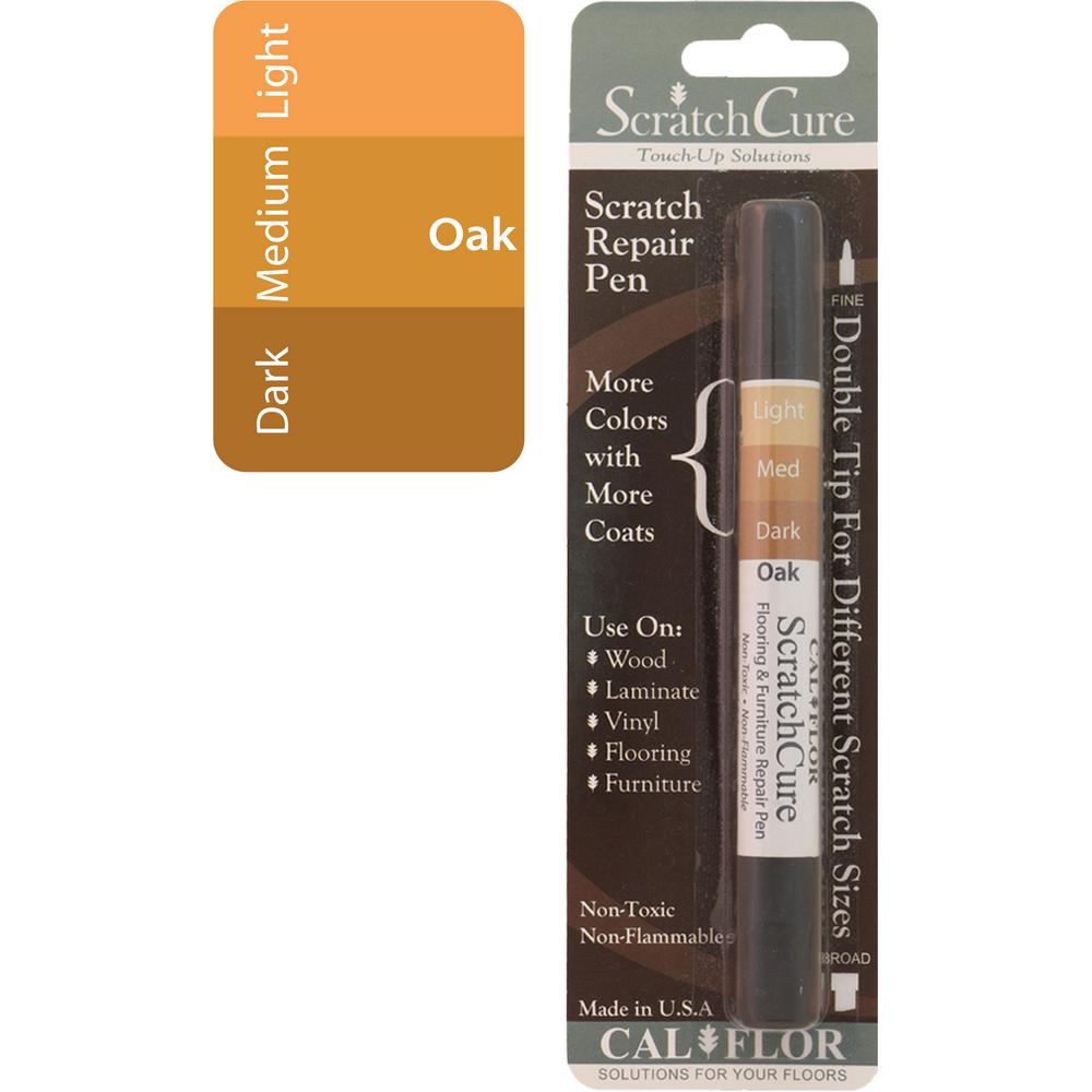 /& Cal-Flor PE49403CF ScratchCure Shade Double Tipped Repair Pen For Use On Wood