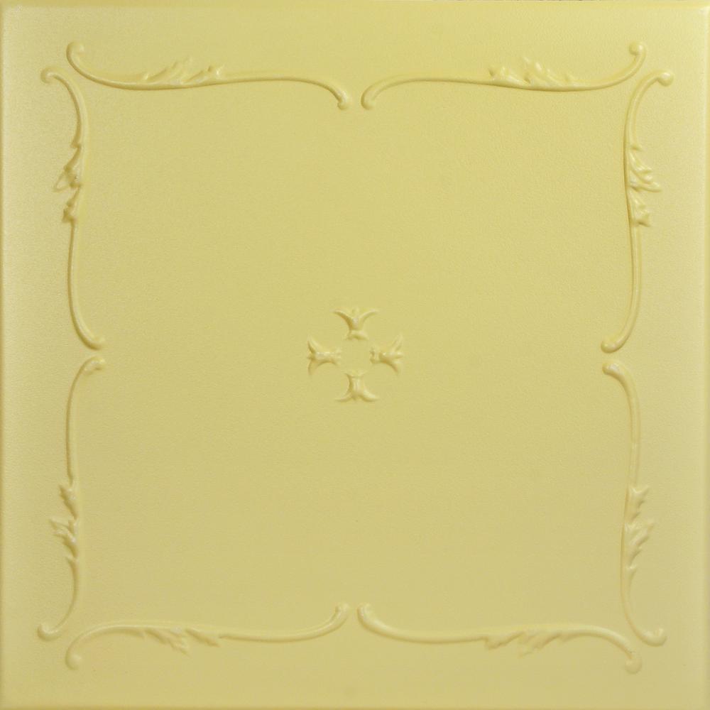 A La Maison Ceilings Spring Buds 1 6 Ft X 1 6 Ft Foam Glue Up