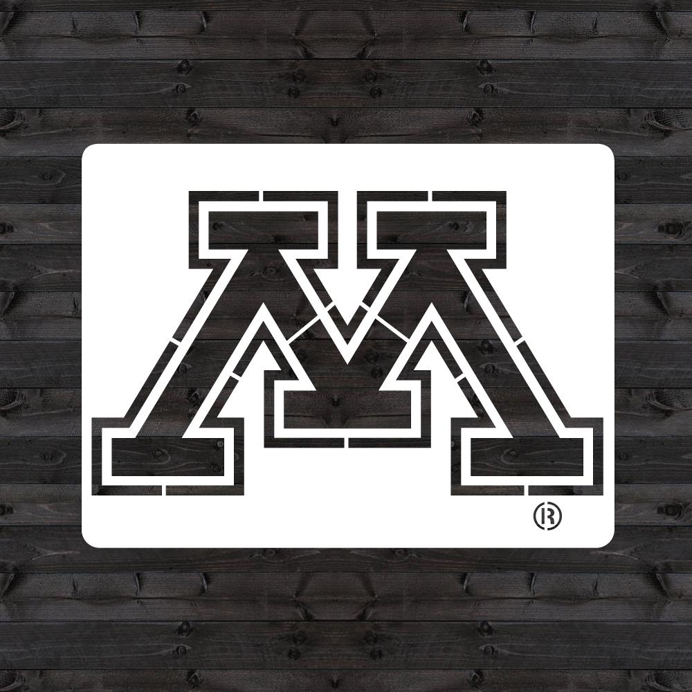 U Stencil Minnesota M Mini Stencil Minnoos 201 The Home Depot