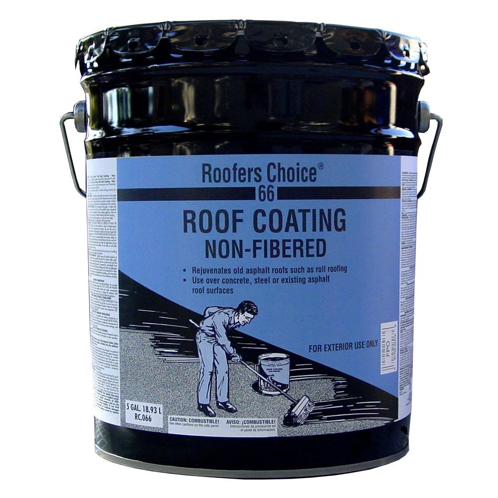 Roofers Choice 4.75 Gal. Unfibered Roof Coating-RC066470 ...