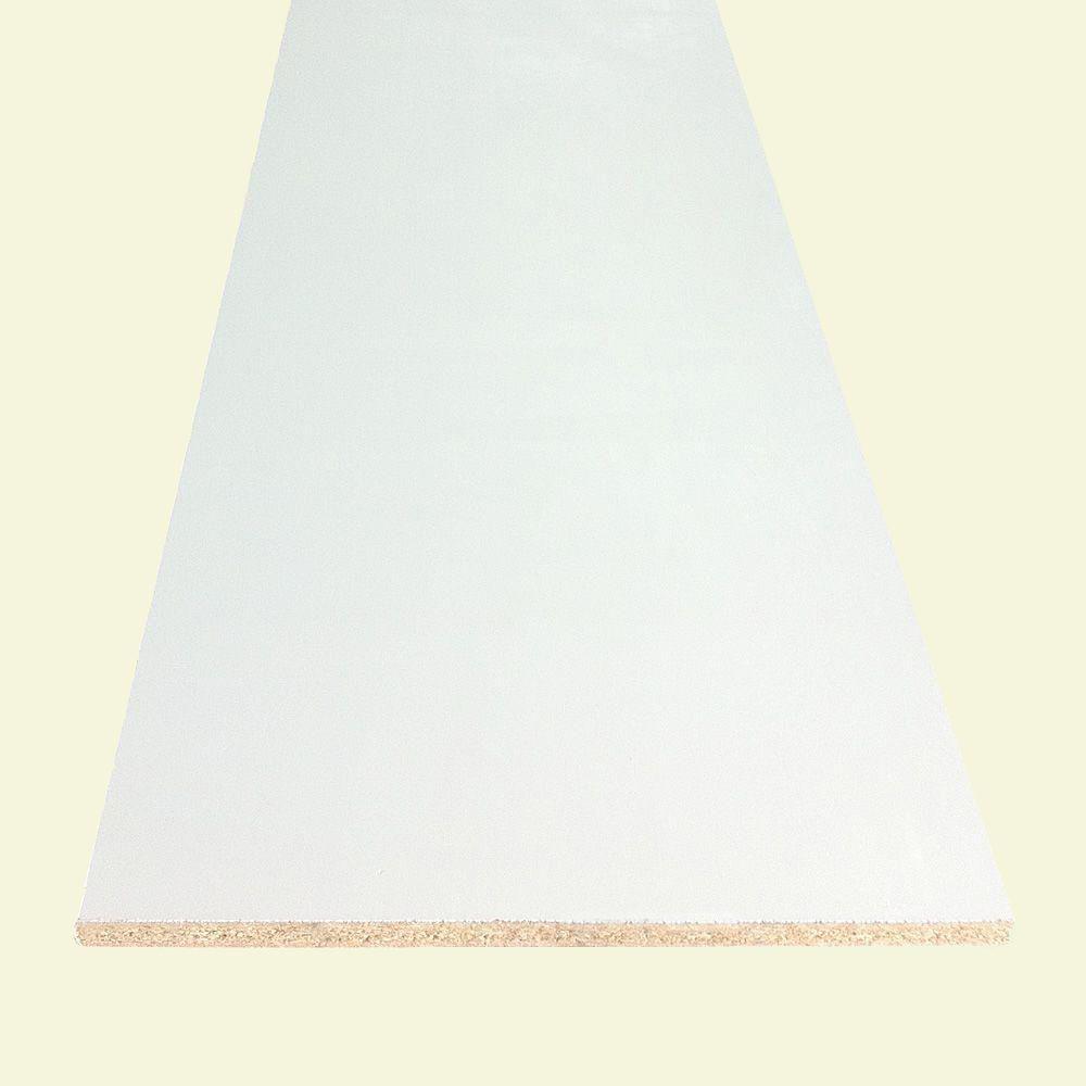 RediShelf White Bullnose Shelving 3/4 in. x 151/4 in. x 8 ft