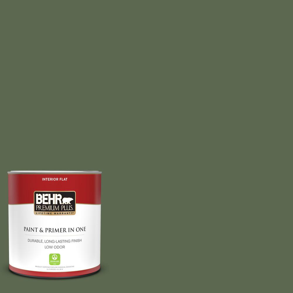 Behr Premium Plus 1 Qt Icc 87 Rosemary Sprig Flat Low Odor Icc 87 Rosemary Sprig Flat Low Odor