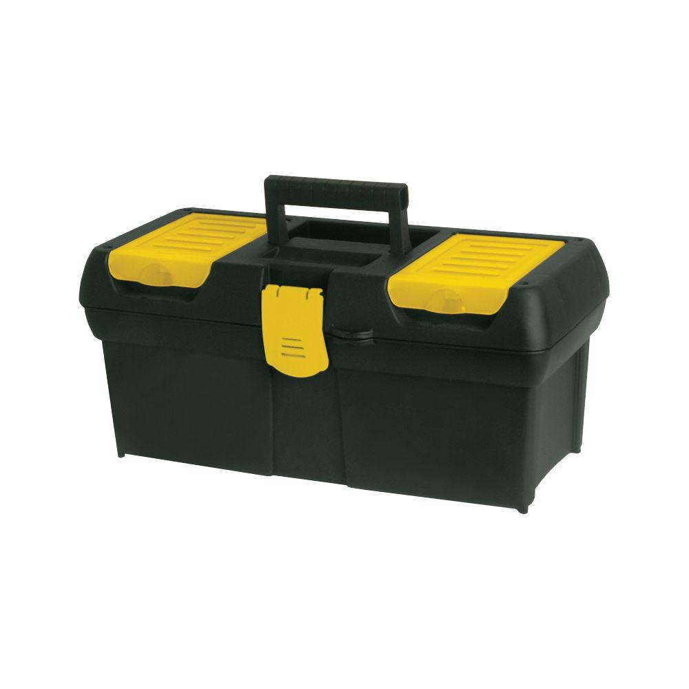 Stanley 16 in. Tool Box with Lid Organizers016011R The Home Depot