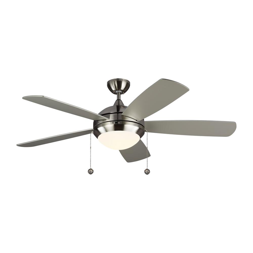 Monte Carlo Discus Classic 52 In Integrated Led Brushed Steel Ceiling Fan With 3000k Light Kit 5dic52bsd V1 The Home Depot - Monte Carlo 20 Inch Ceiling Fan Light Kit Monte Carlo Discus Classic 52 In Integrated Led Brushed Steel Ceiling Fan With 3000k Light Kit 5dic52bsd V1 The Home Depot - Monte Carlo 20 Inch Ceiling Fan Light Kit