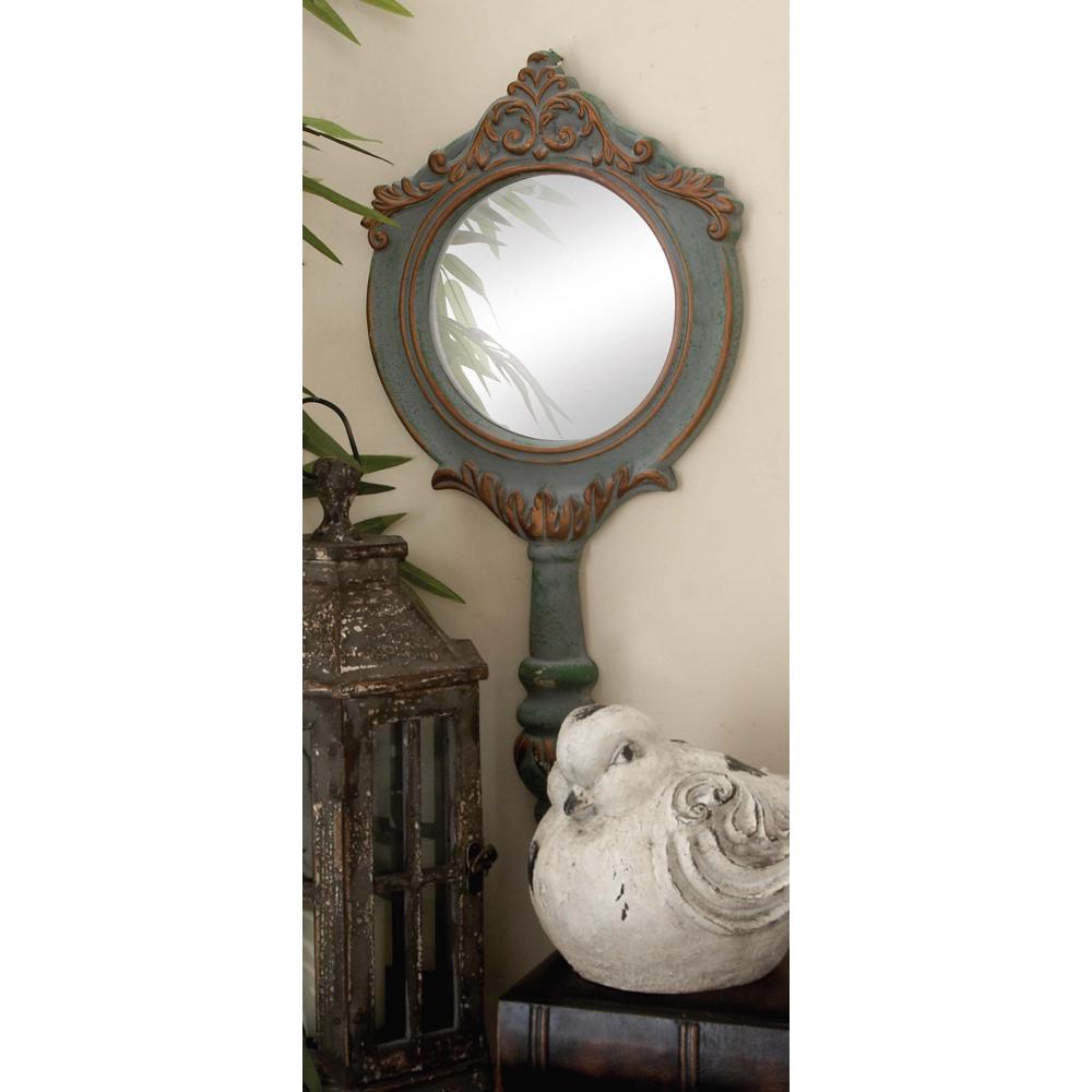 Litton Lane 3 Piece Rustic Elegance Raised Scroll Wall Mirror Set Litton Lane 3 Piece Rustic Elegance Raised Scroll Wall Mirror Set