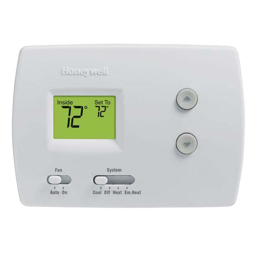 Honeywell Digital NonProgrammable Thermostat for Heat PumpsRTH3100C