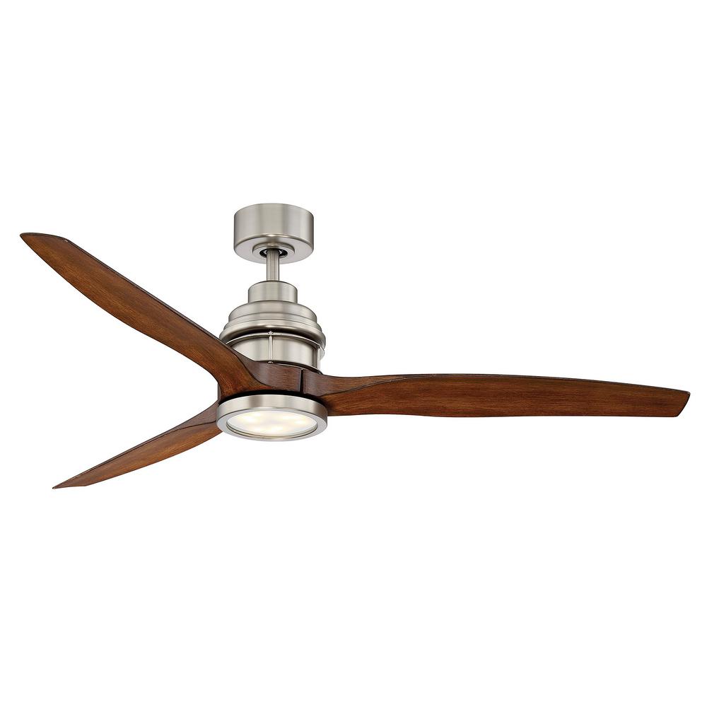 Filament Design 60 In Satin Nickel Ceiling Fan Ect Sh261107 The