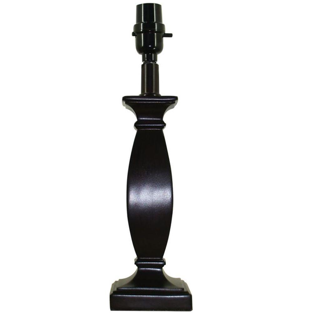Hampton Bay Mix & Match 14 in. Bronze Square Accent Table Lamp15787