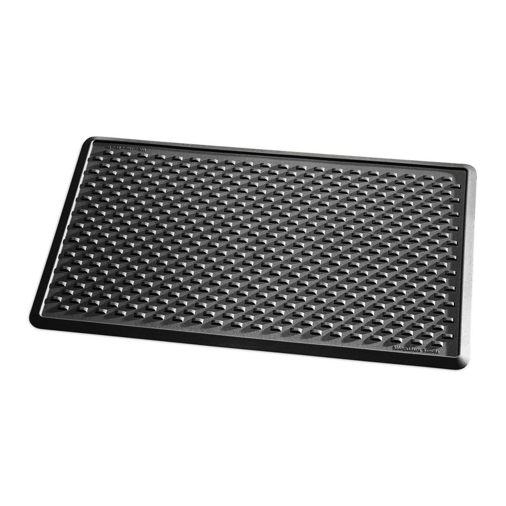 Weathertech Tpe Indoor Mat Black 24 In X 39 In Idm1b The Home