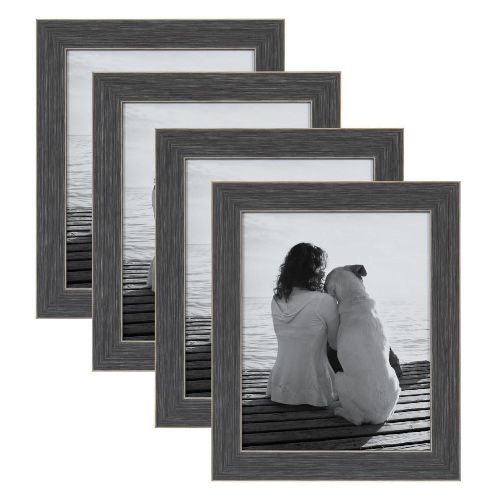 Designovation Wyeth 8 In X 10 Gray Picture Frame Set Of 4 Overview
