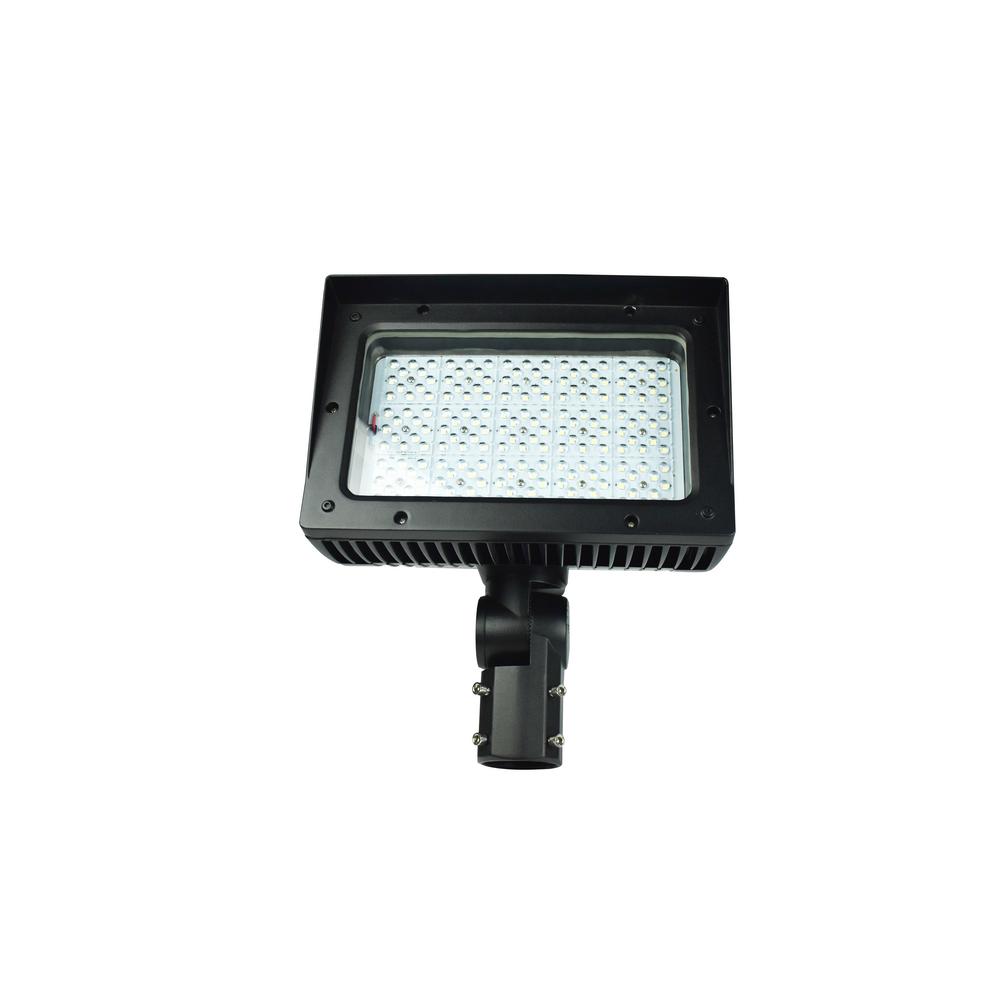 Atg Electronics Flood Lights Outdoor Security Lighting The Myriad 50w Black Integrated Led Outdoor Dimmable Flood Light