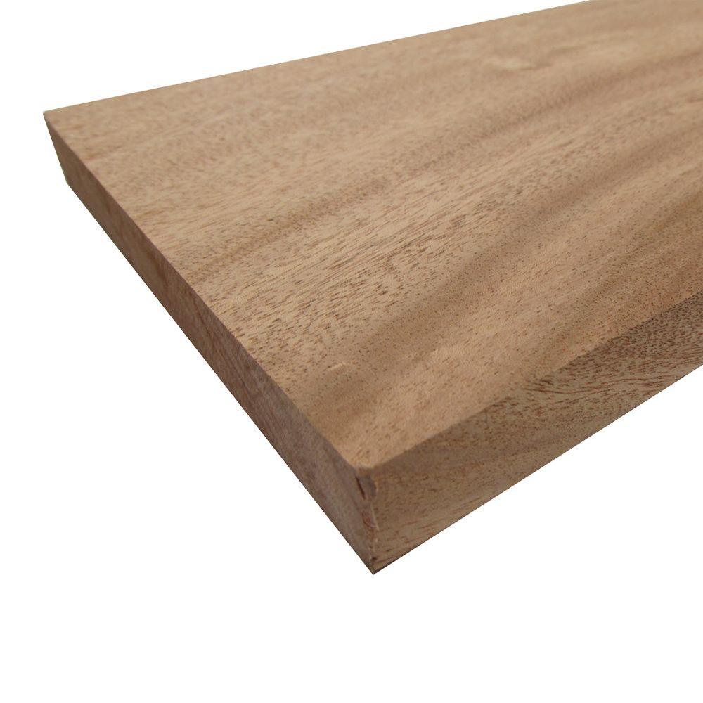Mahogany Board 3/4 in. x 31/2 in. x R/L; Actual 0.75 in. x 3