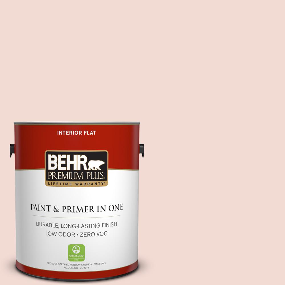 BEHR Premium Plus 1 gal. 730A3 Lilac Tan Flat Zero VOC Interior Paint