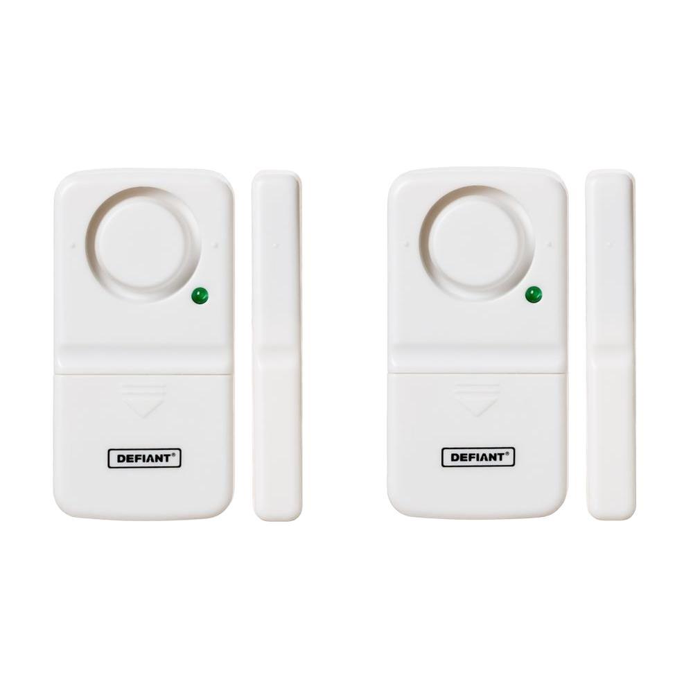 Defiant Wireless Home Security Door Window Alarm 2 Pack