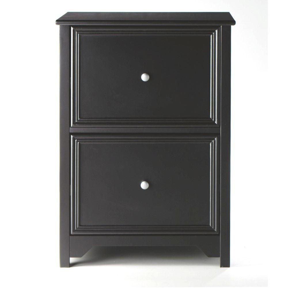 Wood Black Cabinet File Cabinets Home Office Furniture