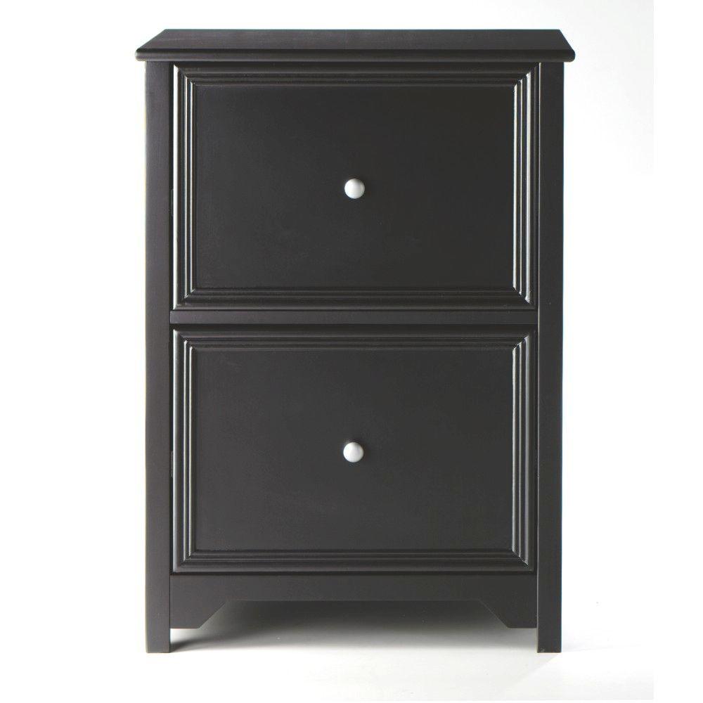 Decorative Vertical File Cabinet Wood Black Furniture The Oxford Black 28 5 In File Cabinet