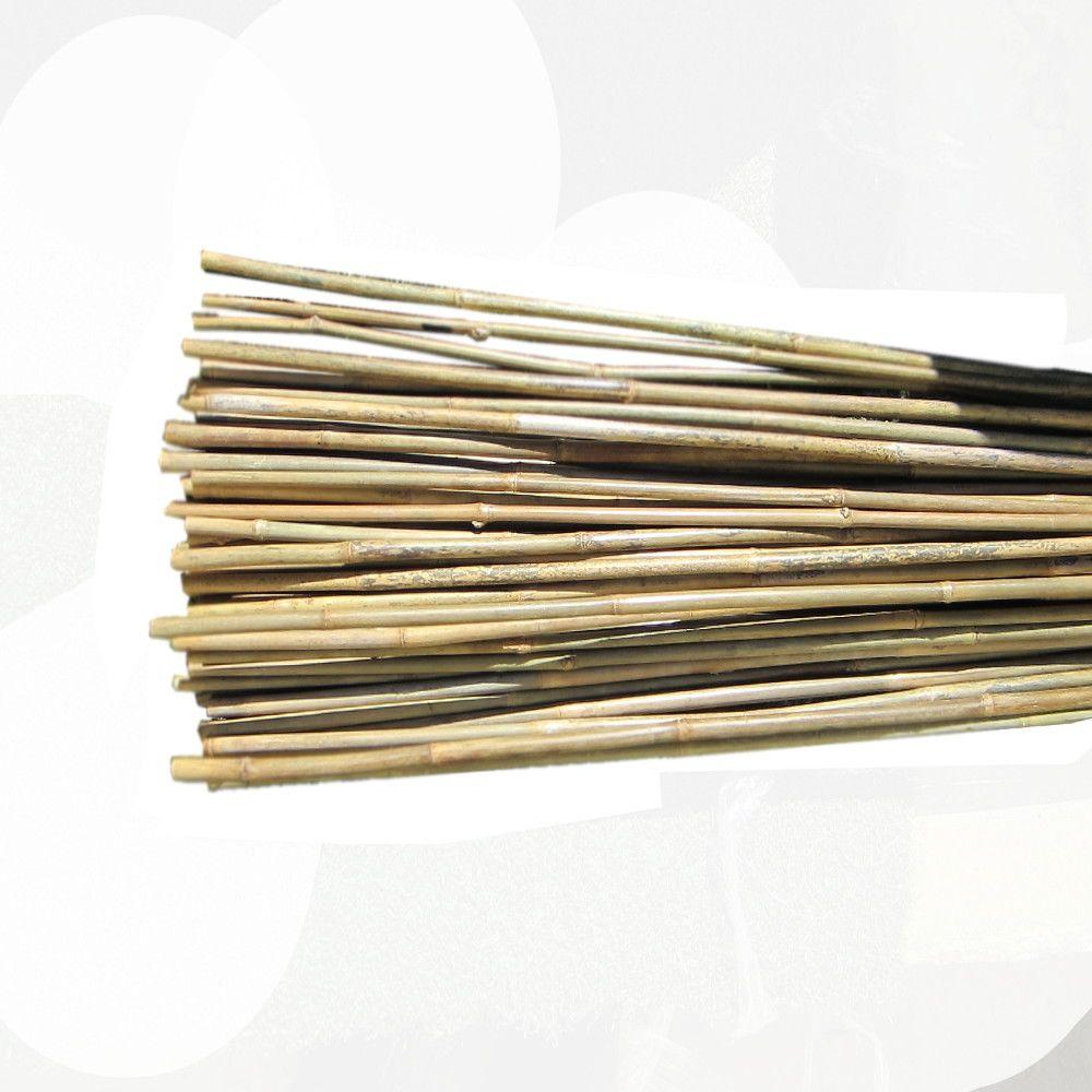 Backyard X-Scapes 1 in. x 8 ft. Natural Bamboo Poles (25-Pack ...