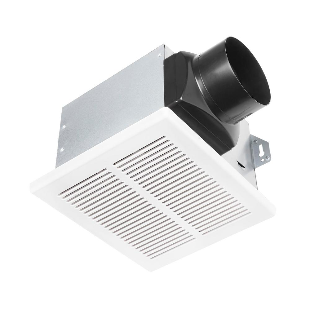 80 CFM Ceiling Mount Roomside Installation Humidity Sensing Bathroom Exhaust Fan, ENERGY STAR