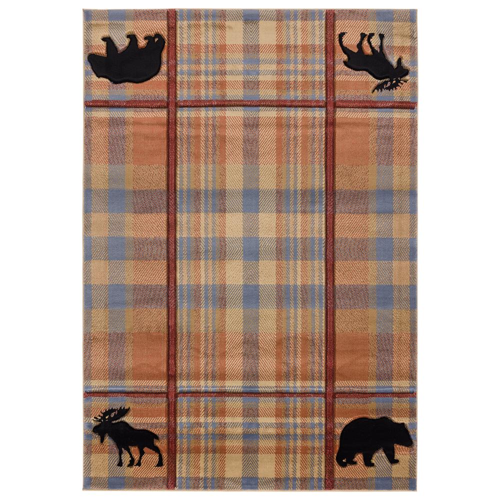 Plaid 8 X 11 Area Rugs Rugs The Home Depot