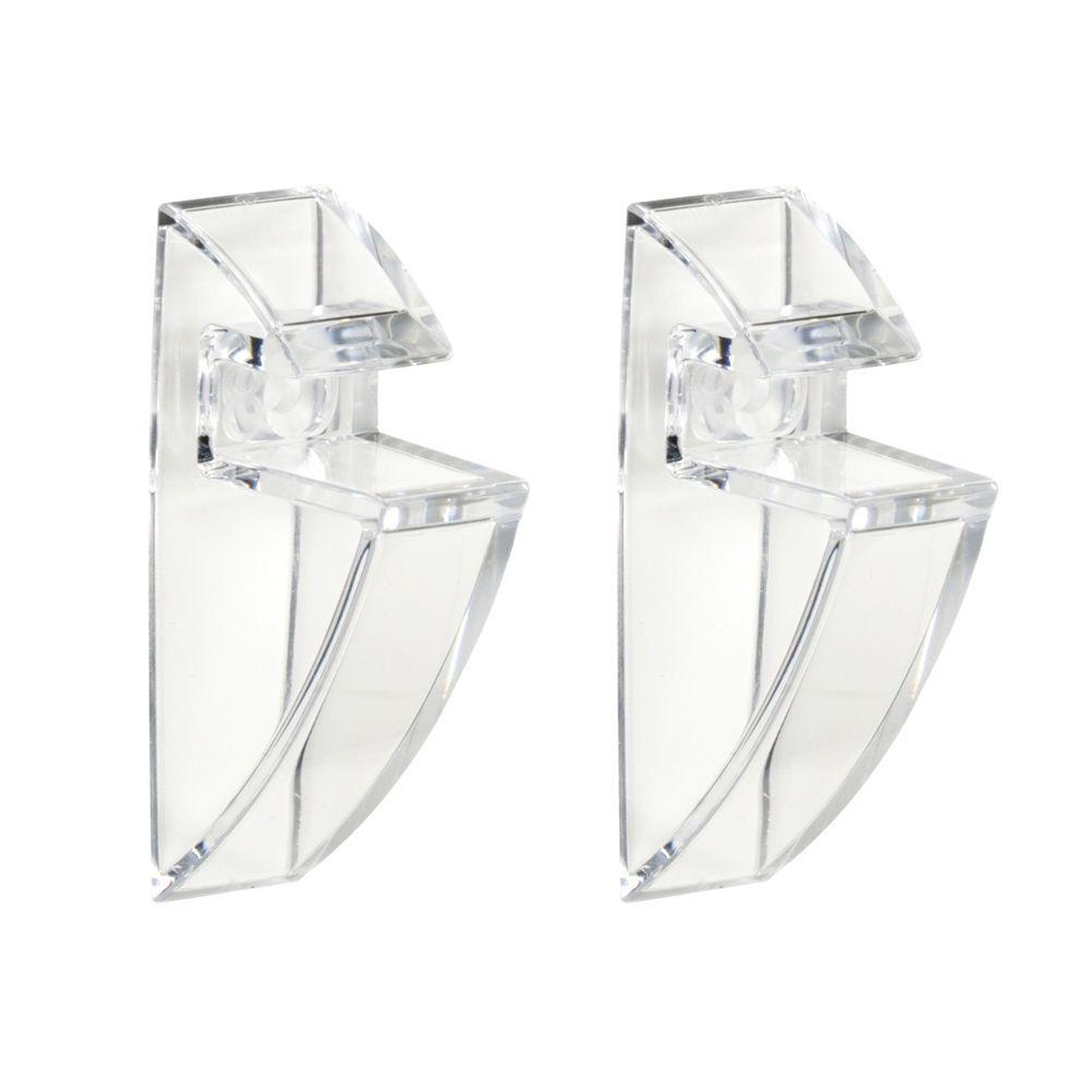Dolle 5/16 in. Shelf Support Clip in Transparent16573 The Home Depot