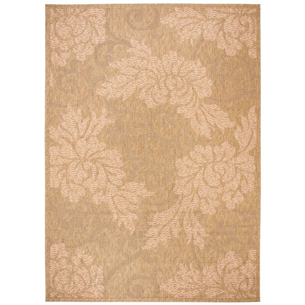 Safavieh Courtyard Terracotta/Natural 8 ft. x 11 ft. Indoor/Outdoor