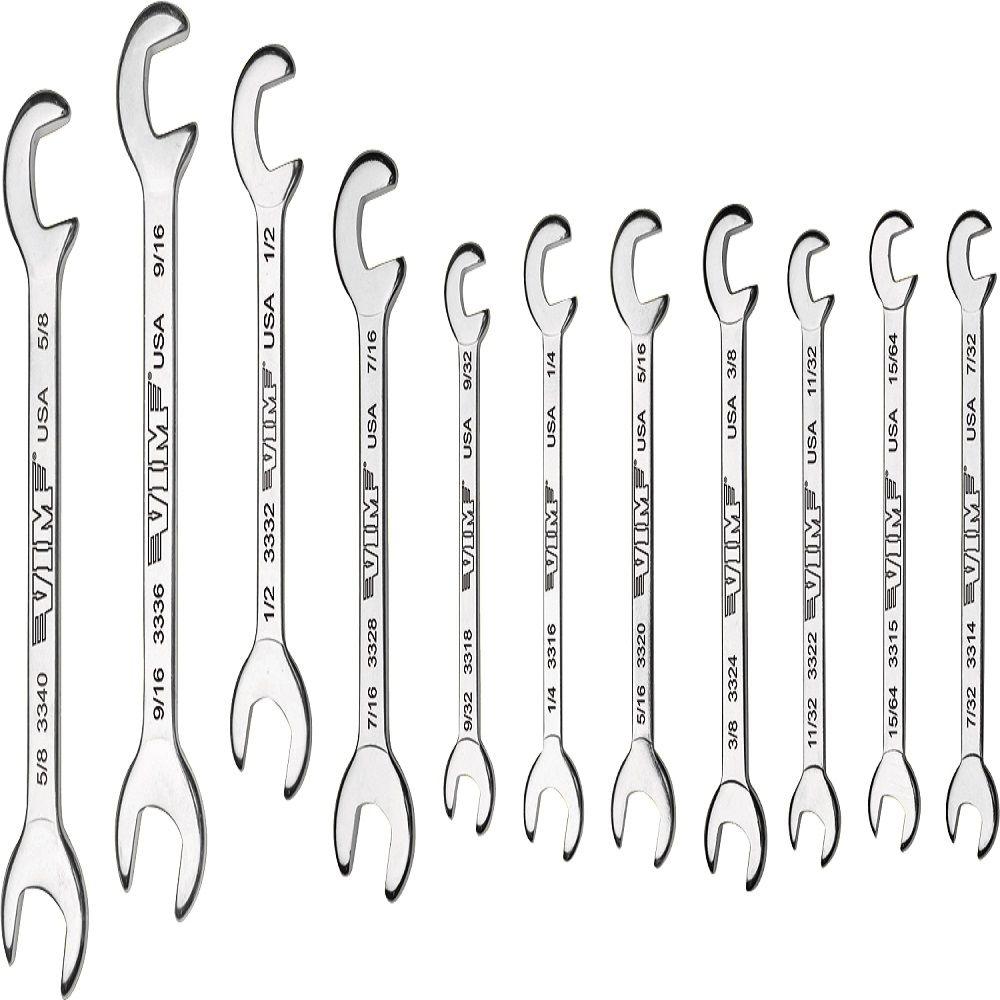 VIM Tools Angle Wrench Set (11Piece)VIMAW100 The Home Depot