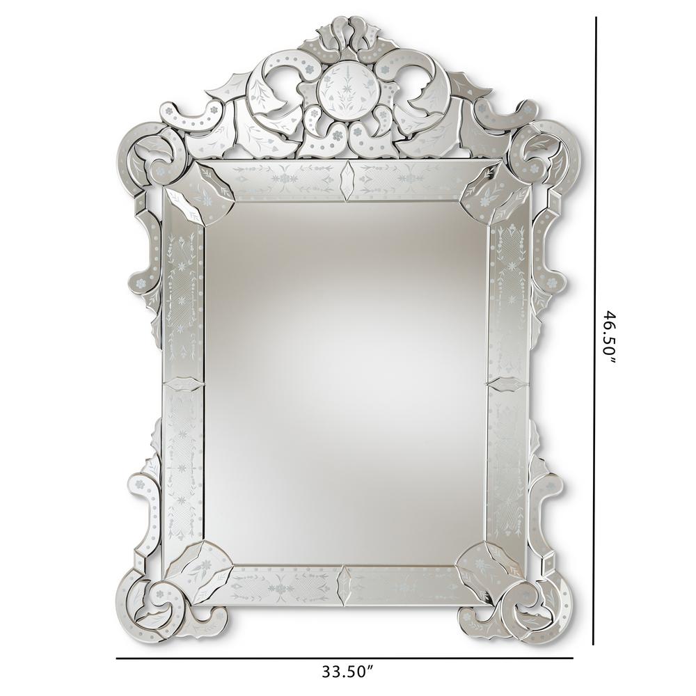 Floriana Antique Silver Wall Mirror