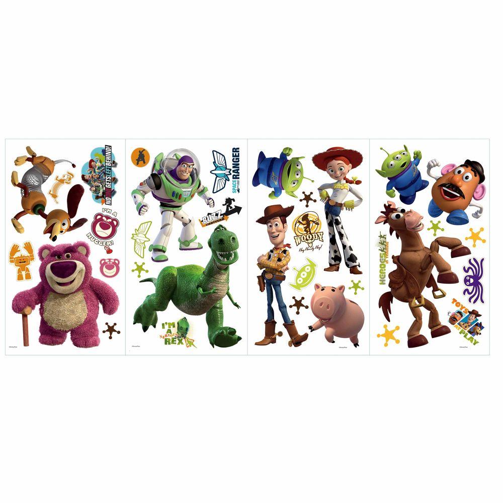 Roommates 5 In X 11 Toy Story 3 L And Stick Wall Decals 33 Piece Rmk1428scs The Home Depot - Toy Story Wall Decals Roommates 5 In X 11 Toy Story 3 L And Stick Wall Decals 33 Piece Rmk1428scs The Home Depot - Toy Story Wall Decals