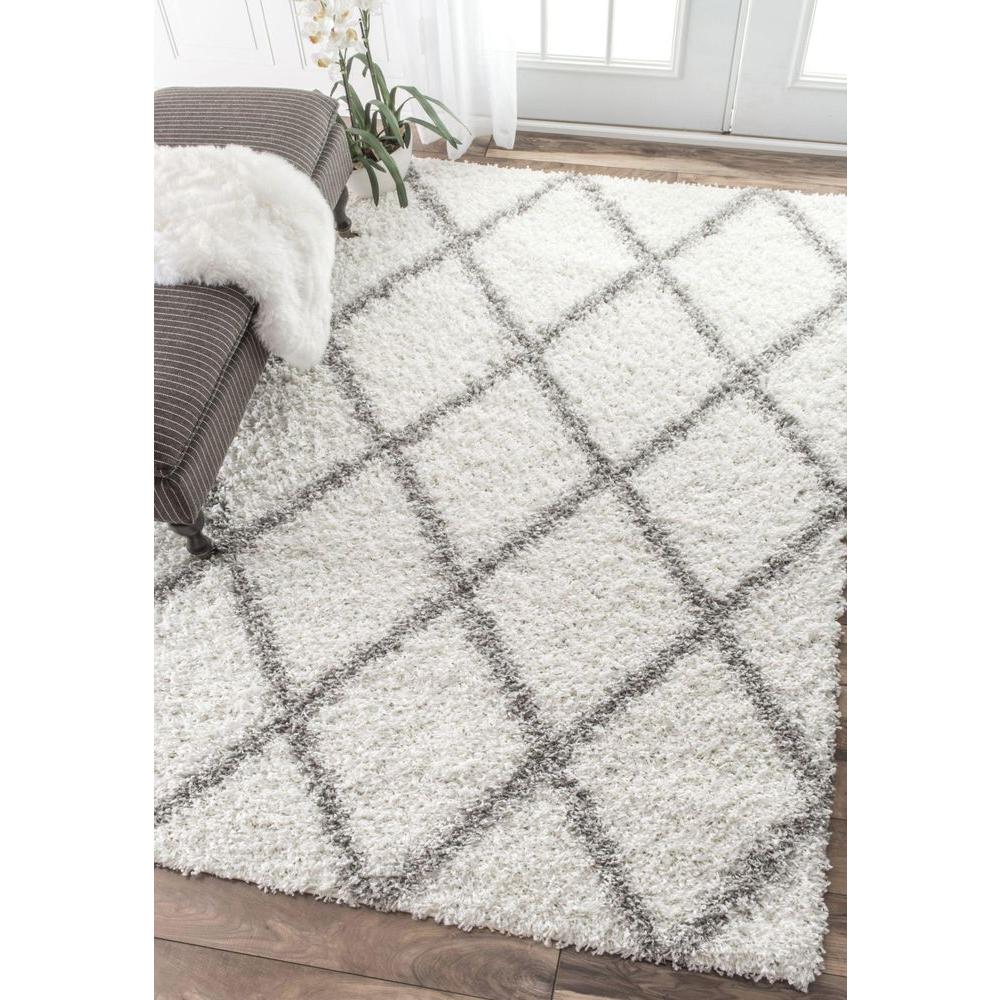 Nuloom Shanna Geometric White 8 Ft X 10 Area Rug Nuloom Shanna Geometric White 8 Ft X 10 Area Rug