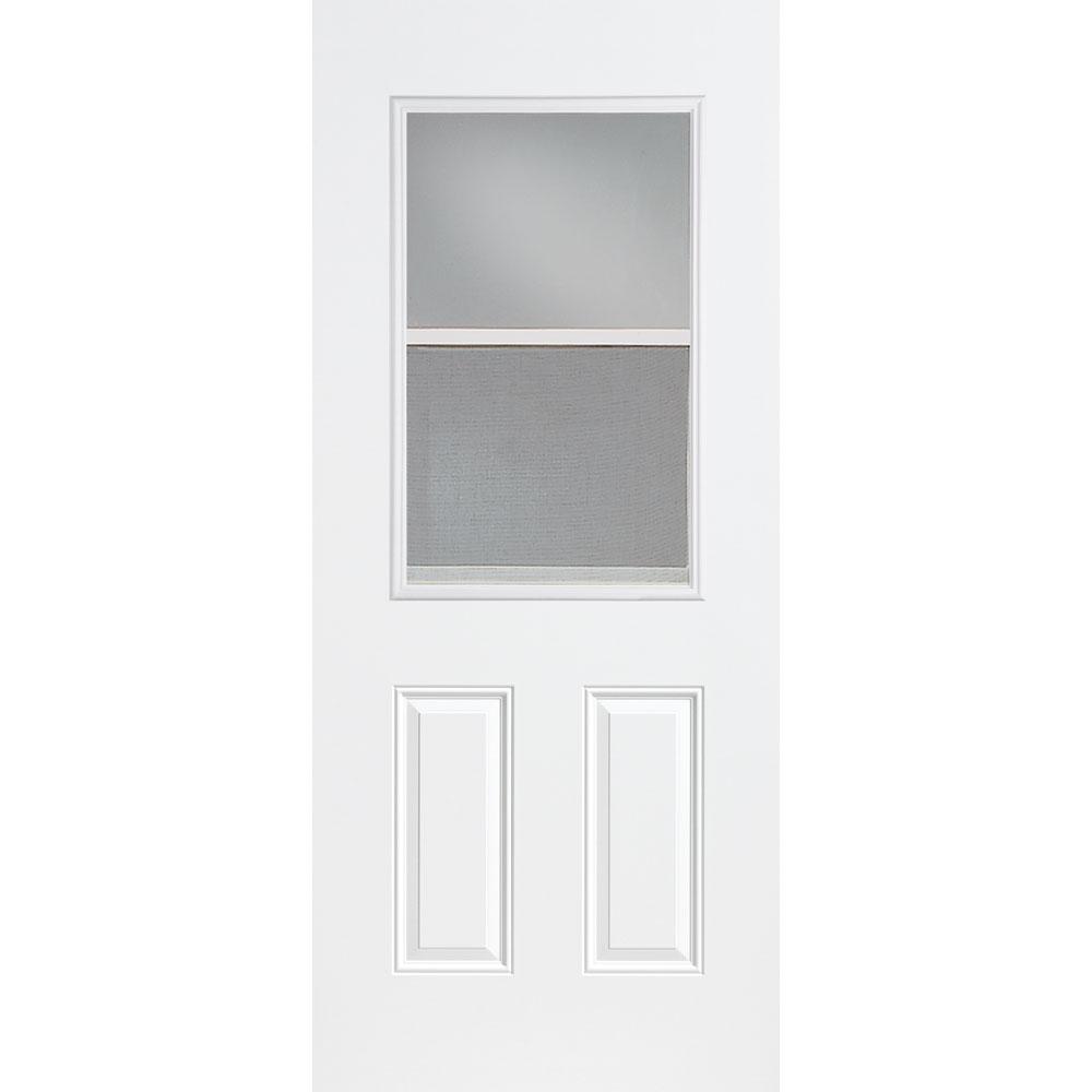 Masonite 32 In X 80 In Premium 1 2 Lite Vent Lite Left Hand