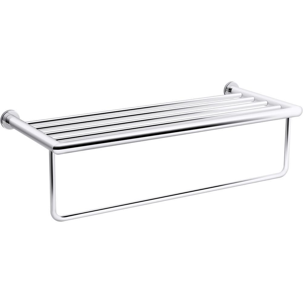 KOHLER Kumin 1Bar Towel Rack in Polished ChromeK24552CP The Home
