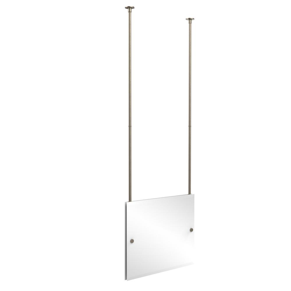 Allied Brass Frameless Rectangular Landscape Ceiling Hung Mirror With Beveled Edge Ch 93 Pew The Home Depot - Diy Ceiling Hung Mirror Allied Brass Frameless Rectangular Landscape Ceiling Hung Mirror With Beveled Edge Ch 93 Pew The Home Depot - Diy Ceiling Hung Mirror