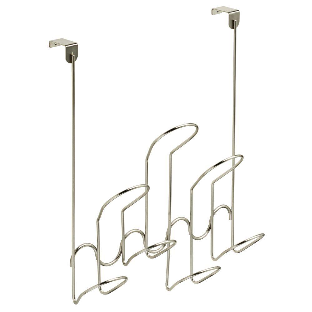 Liberty Trapelo 15 In Satin Nickel Decorative Over The Door Hook Satin Nickel Decorative Over The Door Hook Rack