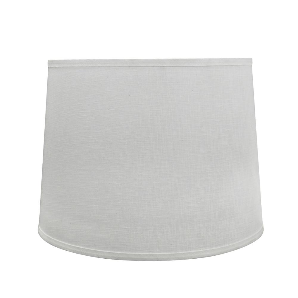 Lamp Shades Lamps The Home Depot Off White Hardback Empire Lamp Shade