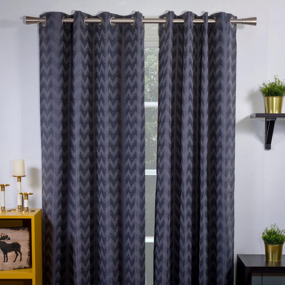 Art Decor Linea 10 Ft Non Telescoping Single Curtain Rod In