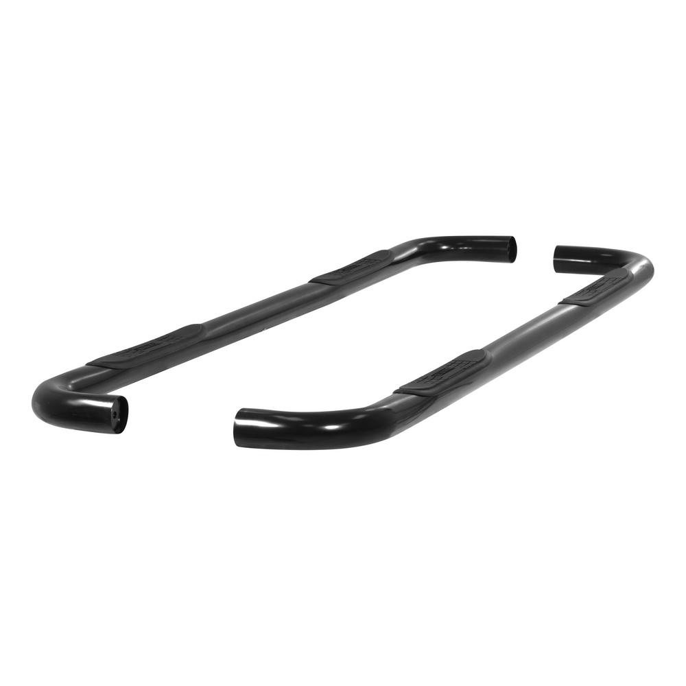 Aries 3-Inch Round Black Steel Nerf Bars, No-Drill, Select Chevrolet ...