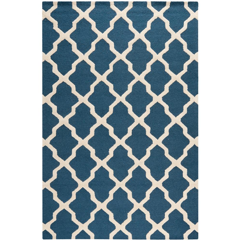 Safavieh Cambridge Navy Blue Ivory 6 Ft X 9 Area Rug