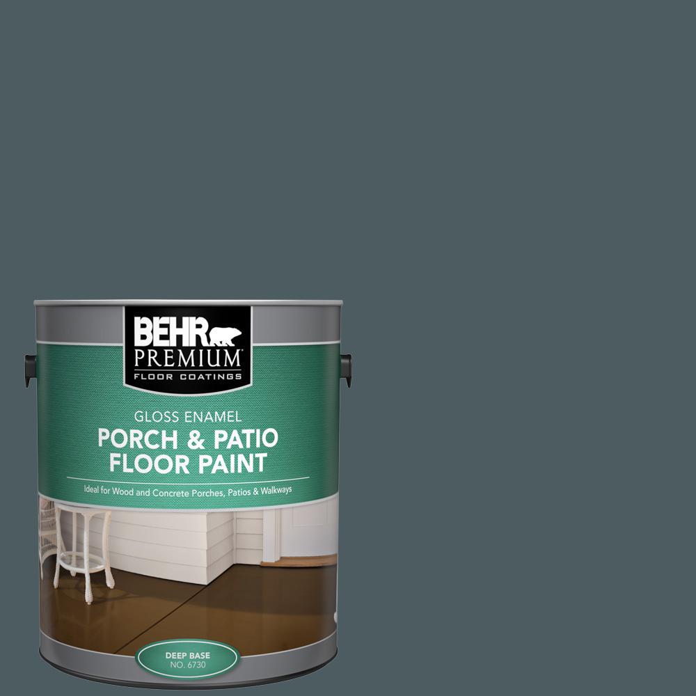 Behr Premium 1 Gal 740f 6 Marine Magic Gloss Enamel Interior Exterior Porch And Patio Floor Paint