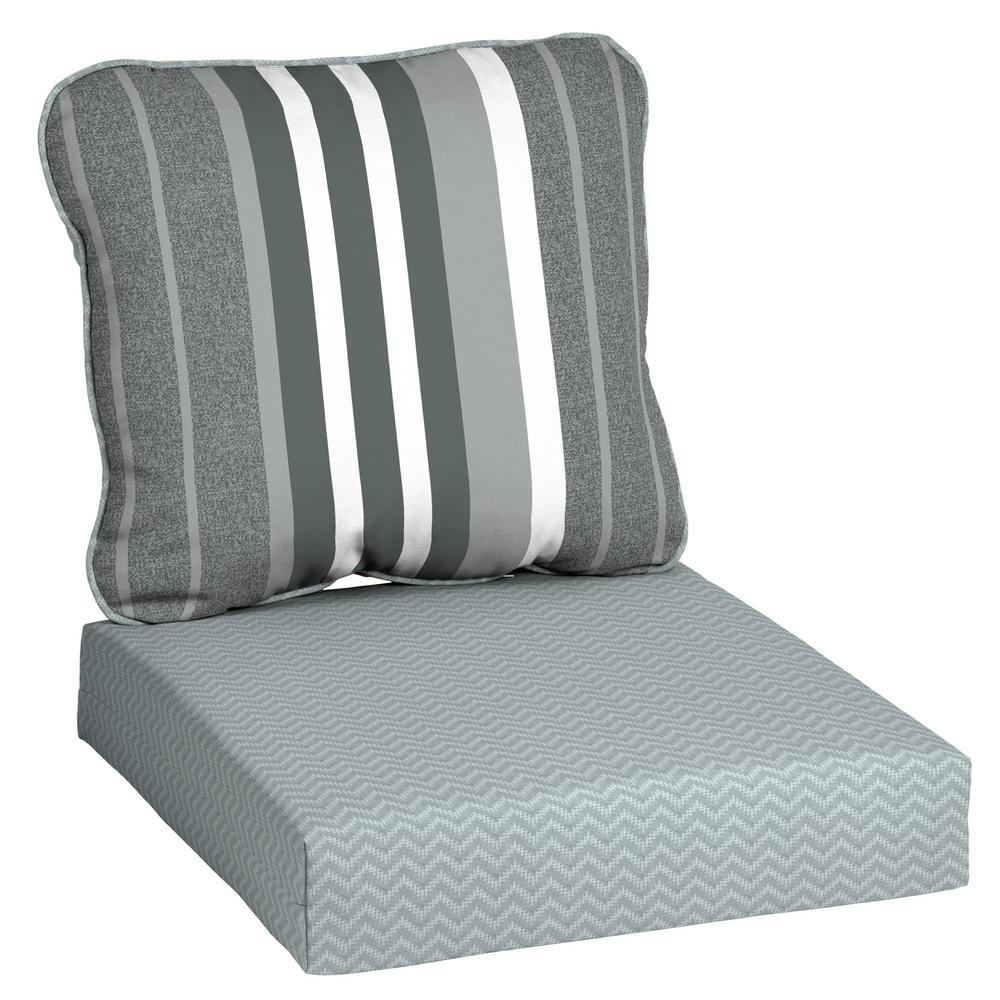 Hampton Bay Driweave 24 X 22 Petersburg Stripe Deep Seating Outdoor Hampton Bay Driweave 24 X 22 Petersburg Stripe Deep Seating Outdoor Lounge Chair Cushion