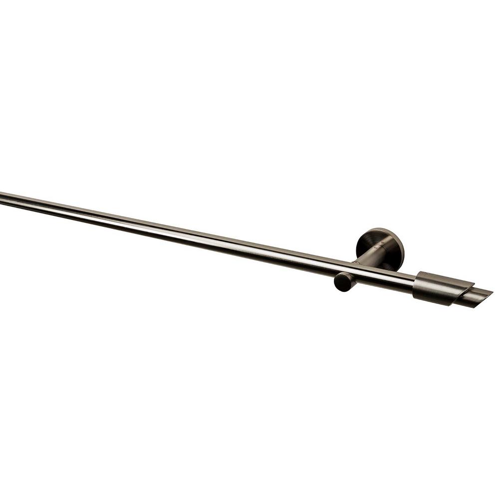 Ltl Home Products 20 Mm 63 In Intensions Single Curtain Rod Kit