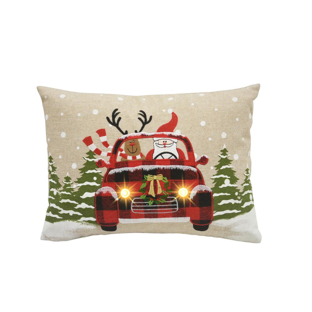 Snowy Car Santa Light Up Christmas 